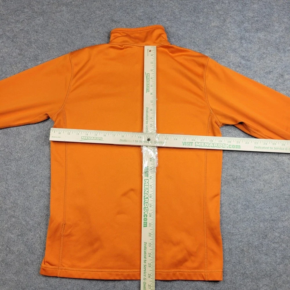 The North Face Pullover Mens Small Orange 1/4 Zip Long Sleeve Top‎ NF0A2V6J